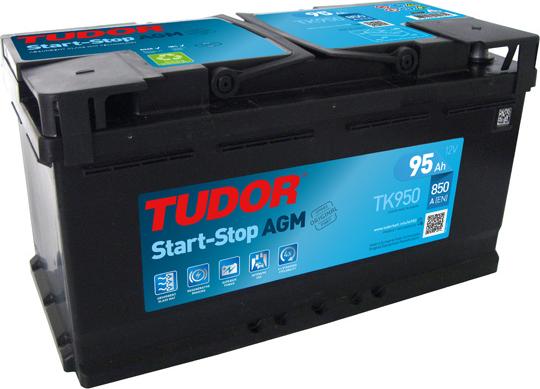 Tudor TK950 - Стартерная аккумуляторная батарея, АКБ autosila-amz.com