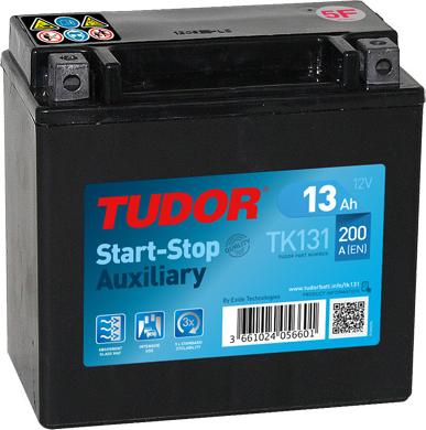 Tudor TK131 - Стартерная аккумуляторная батарея, АКБ autosila-amz.com