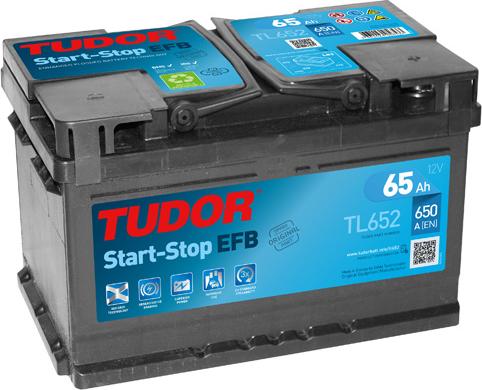 Tudor TL652 - Стартерная аккумуляторная батарея, АКБ autosila-amz.com