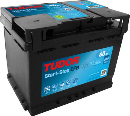 Tudor TL600 - Стартерная аккумуляторная батарея, АКБ autosila-amz.com