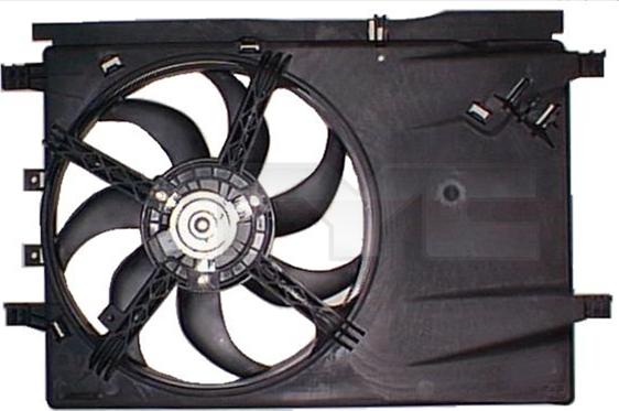 TYC 809-0022 - Вентилятор, охлаждение двигателя autosila-amz.com