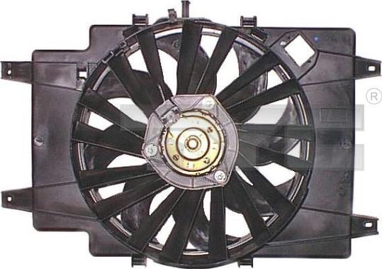 TYC 801-1002 - Вентилятор, охлаждение двигателя autosila-amz.com