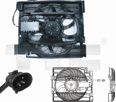 TYC 803-0008 - Вентилятор, охлаждение двигателя autosila-amz.com