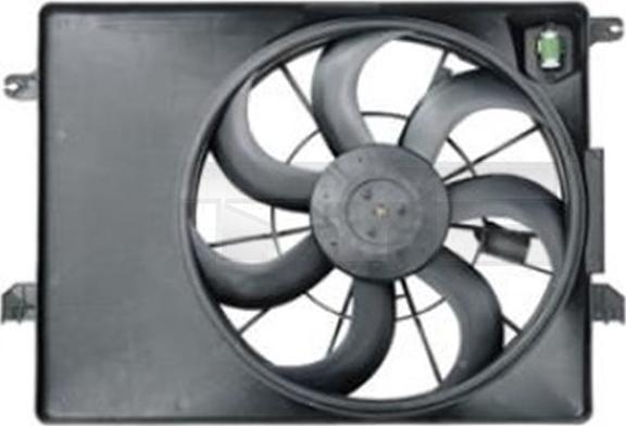 TYC 817-0002 - Вентилятор, охлаждение двигателя autosila-amz.com