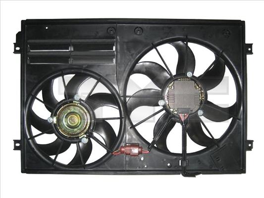 TYC 837-1015 - Вентилятор, охлаждение двигателя autosila-amz.com