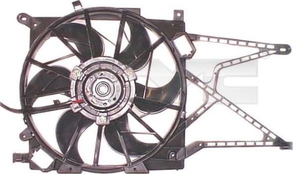 TYC 825-1017 - Вентилятор, охлаждение двигателя autosila-amz.com