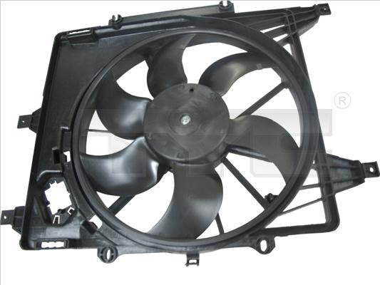 TYC 828-0003 - Вентилятор, охлаждение двигателя autosila-amz.com