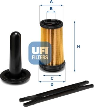 UFI 44.005.00 - Карбамидный фильтр autosila-amz.com