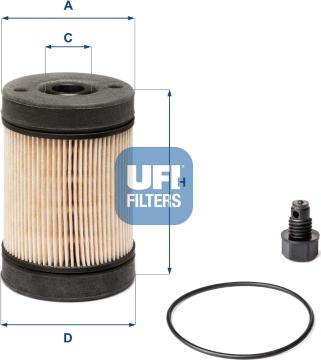 UFI 4400200 - Карбамидный фильтр autosila-amz.com