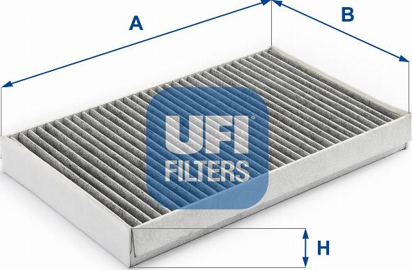 UFI 54.155.00 - Фильтр воздуха в салоне autosila-amz.com