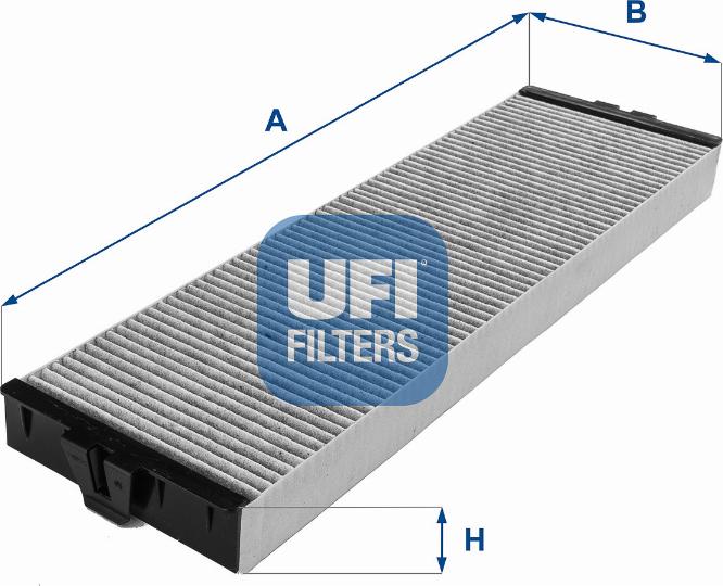 UFI 54.151.00 - Фильтр воздуха в салоне autosila-amz.com