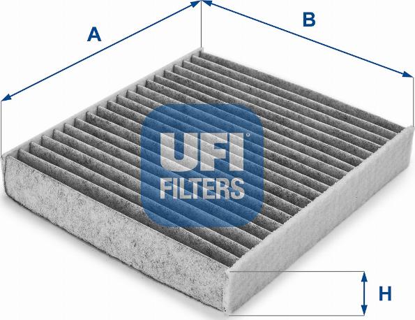 UFI 54.158.00 - Фильтр воздуха в салоне autosila-amz.com