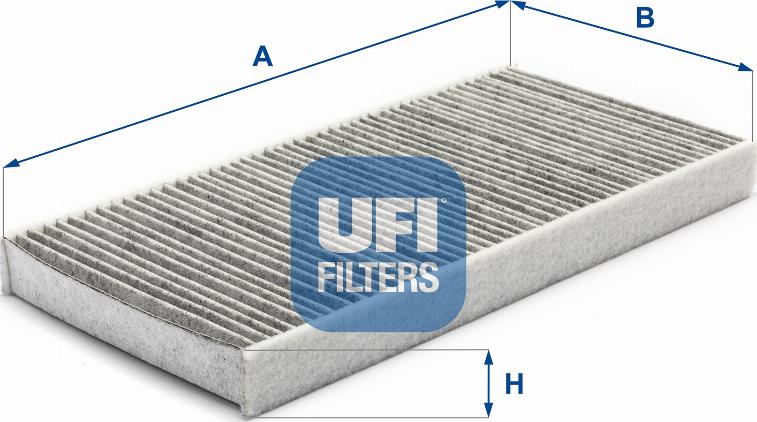 UFI 54.106.00 - Фильтр воздуха в салоне autosila-amz.com