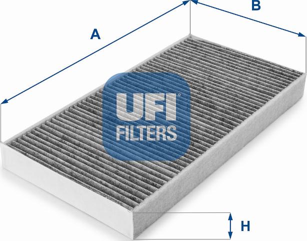 UFI 54.100.00 - Фильтр воздуха в салоне autosila-amz.com