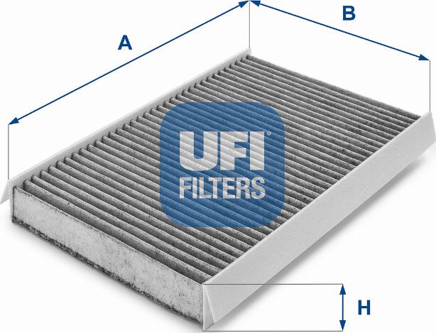 UFI 54.111.00 - Фильтр воздуха в салоне autosila-amz.com