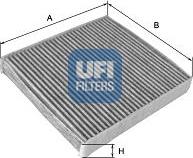 UFI 54.134.00 - Фильтр воздуха в салоне autosila-amz.com