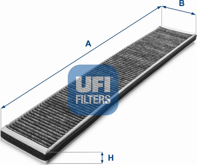 UFI 54.121.00 - Фильтр воздуха в салоне autosila-amz.com