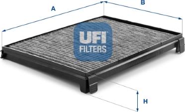 UFI 54.352.00 - Фильтр воздуха в салоне autosila-amz.com