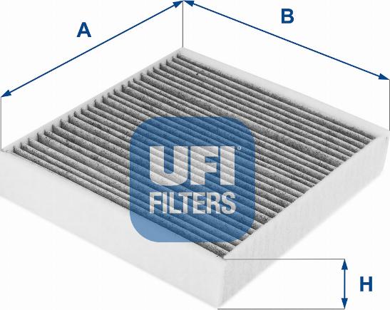 UFI 54.244.00 - Фильтр воздуха в салоне autosila-amz.com