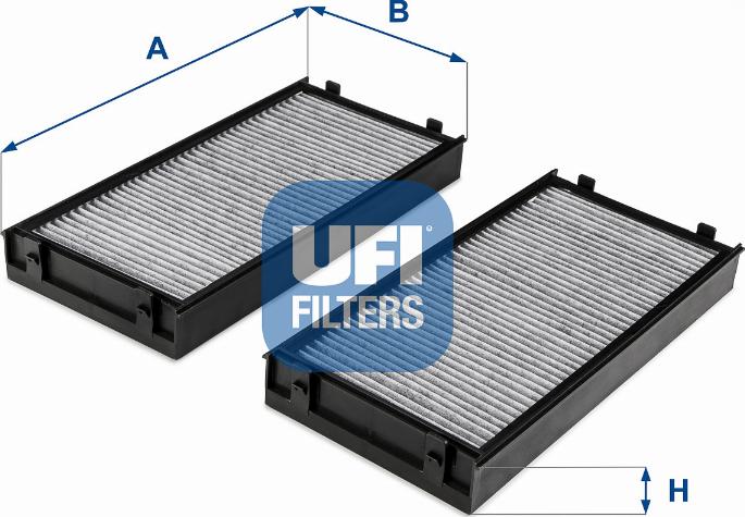 UFI 54.243.00 - Фильтр воздуха в салоне autosila-amz.com