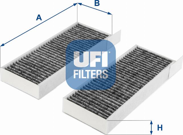 UFI 54.254.00 - Фильтр воздуха в салоне autosila-amz.com