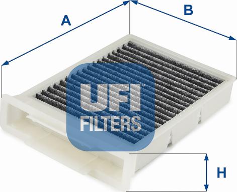 UFI 54.265.00 - Фильтр воздуха в салоне autosila-amz.com