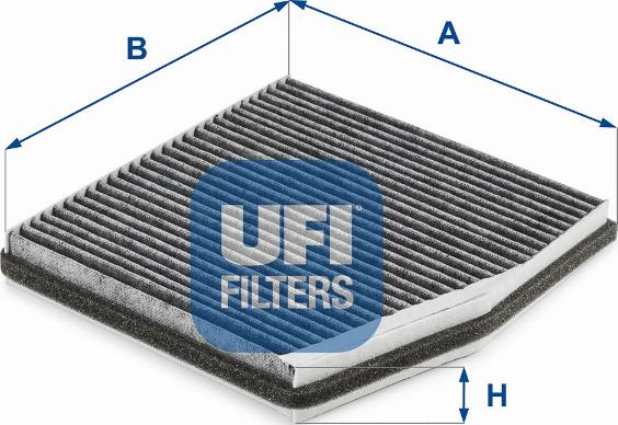 UFI 54.262.00 - Фильтр воздуха в салоне autosila-amz.com