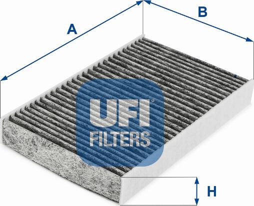 UFI 54.285.00 - Фильтр воздуха в салоне autosila-amz.com