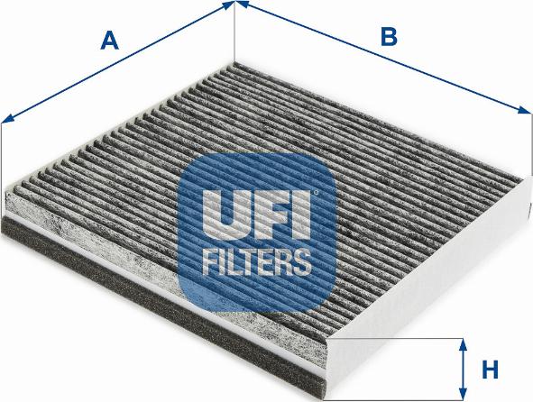 UFI 54.282.00 - Фильтр воздуха в салоне autosila-amz.com