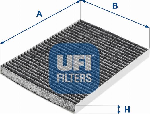 UFI 54.239.00 - Фильтр воздуха в салоне autosila-amz.com