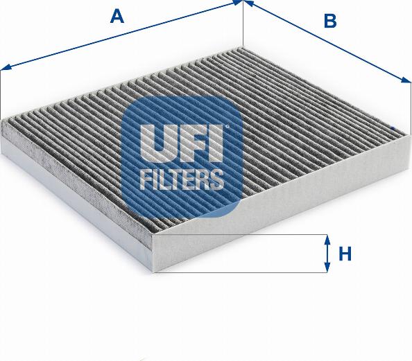 UFI 54.238.00 - Фильтр воздуха в салоне autosila-amz.com