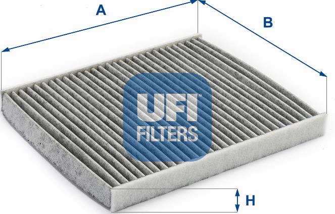 UFI 54.221.00 - Фильтр воздуха в салоне autosila-amz.com