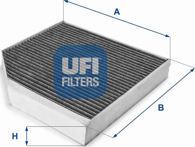 UFI 54.222.00 - фильтр салона! угольный\ Audi A6/A7/A8 2.0/2.8/3.0/4.2 10> autosila-amz.com