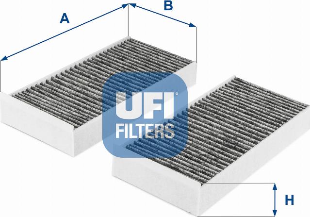 UFI 54.279.00 - Фильтр воздуха в салоне autosila-amz.com