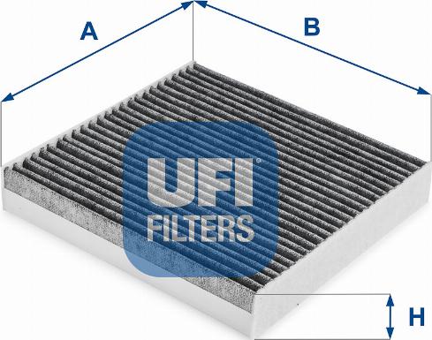 UFI 54.274.00 - Фильтр воздуха в салоне autosila-amz.com