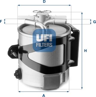 UFI 55.430.00 - Топливный фильтр autosila-amz.com