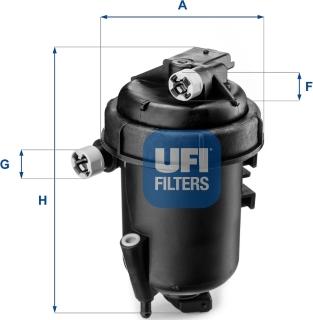 UFI 55.144.00 - Топливный фильтр autosila-amz.com