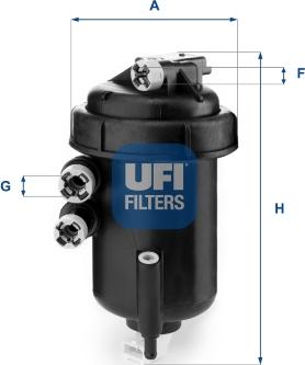 UFI 55.127.00 - Топливный фильтр autosila-amz.com