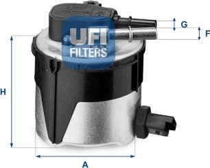 UFI 55.170.00 - Топливный фильтр autosila-amz.com