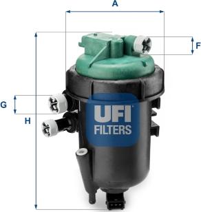 UFI 55.178.00 - Топливный фильтр autosila-amz.com
