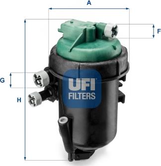 UFI 55.173.00 - Топливный фильтр autosila-amz.com