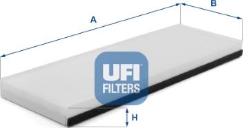 UFI 53.444.00 - Фильтр воздуха в салоне autosila-amz.com