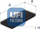 UFI 53.518.00 - Фильтр воздуха в салоне autosila-amz.com