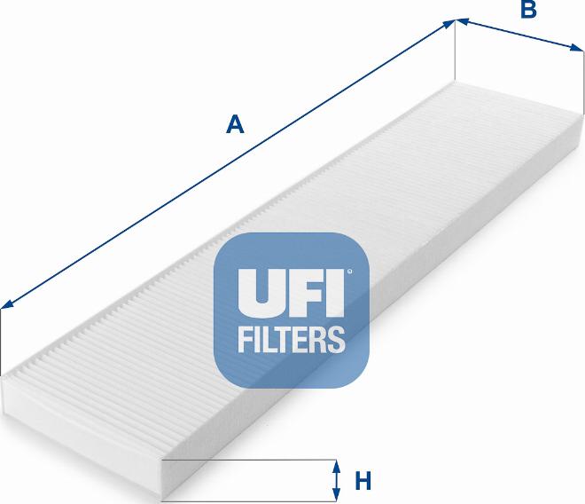 UFI 53.017.00 - Фильтр воздуха в салоне autosila-amz.com