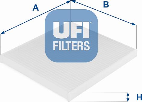UFI 53.088.00 - Фильтр воздуха в салоне autosila-amz.com