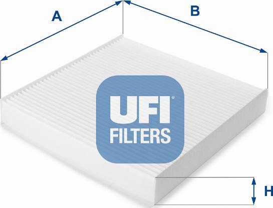 UFI 53.039.00 - Фильтр воздуха в салоне autosila-amz.com