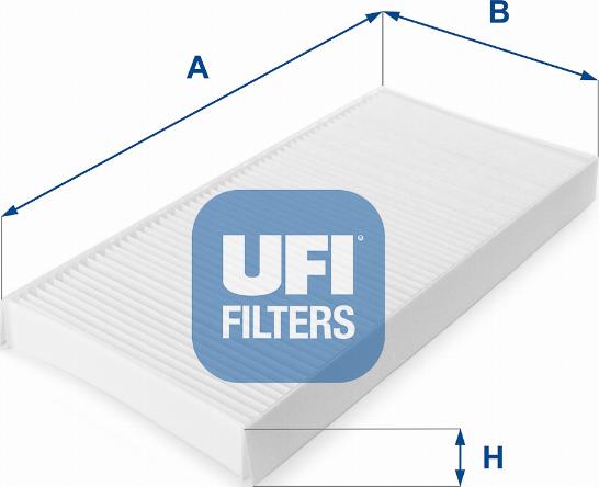 UFI 53.034.00 - Фильтр воздуха в салоне autosila-amz.com