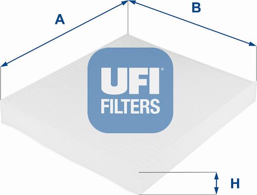 UFI 53.031.00 - Фильтр воздуха в салоне autosila-amz.com
