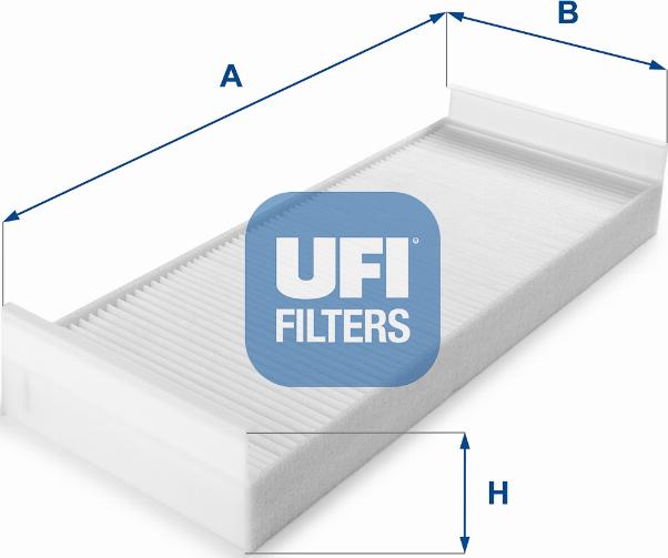 UFI 53.165.00 - Фильтр воздуха в салоне autosila-amz.com