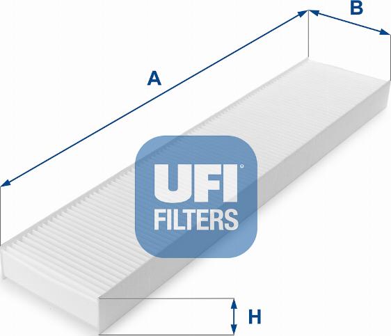 UFI 53.162.00 - Фильтр воздуха в салоне autosila-amz.com